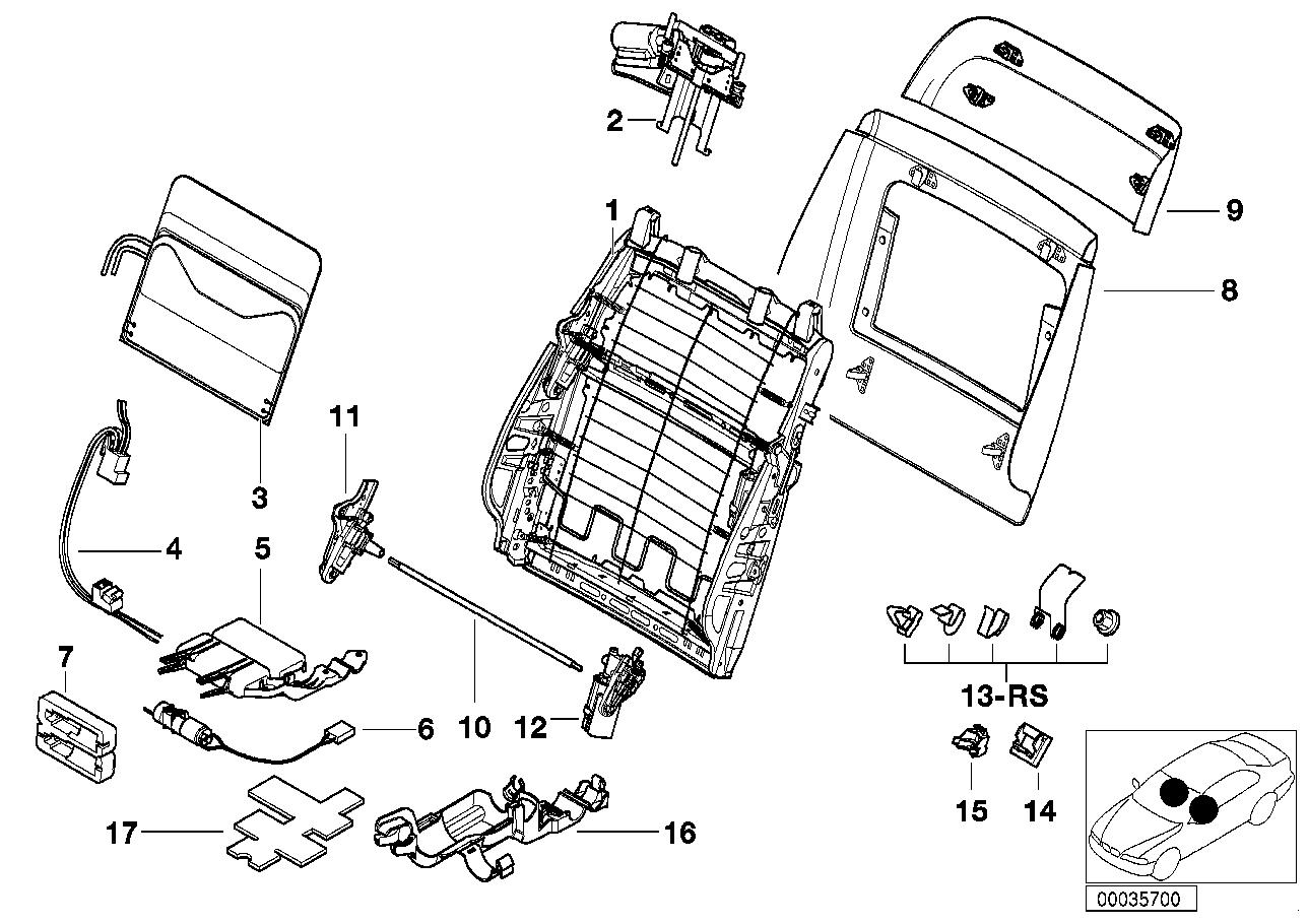Car part diagram