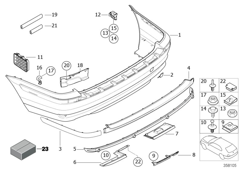Car part diagram