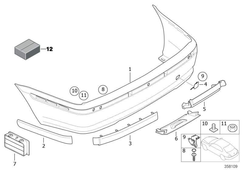 Car part diagram