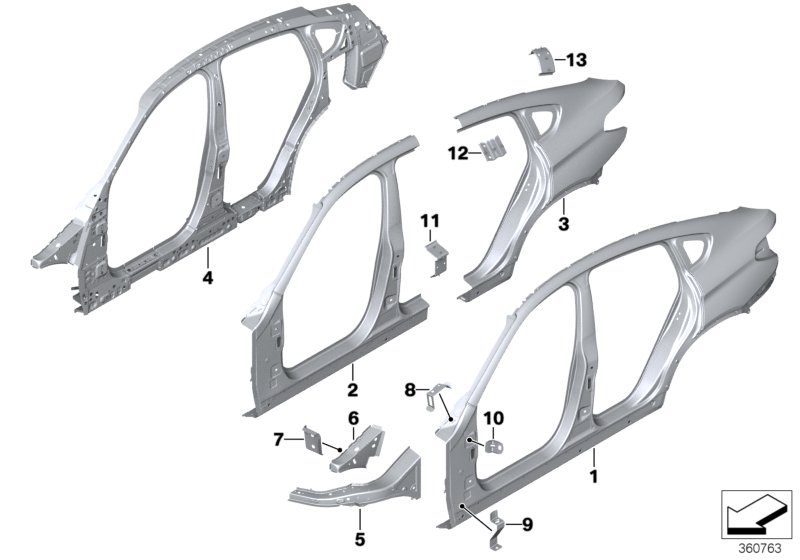 Car part diagram