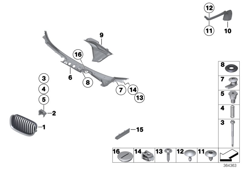 Car part diagram