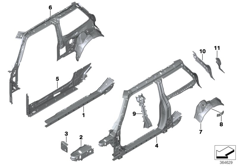Car part diagram