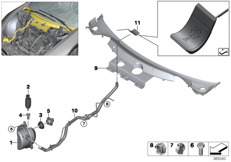 Car part diagram