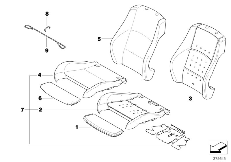 Car part diagram