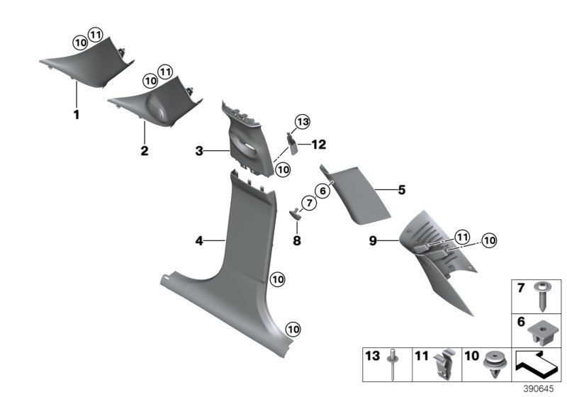 Car part diagram