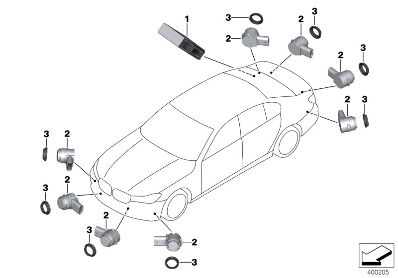 Car part diagram