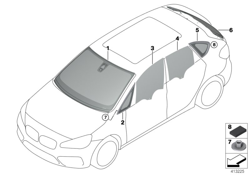 Car part diagram