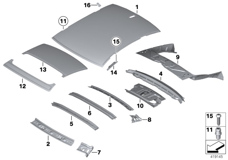 Car part diagram