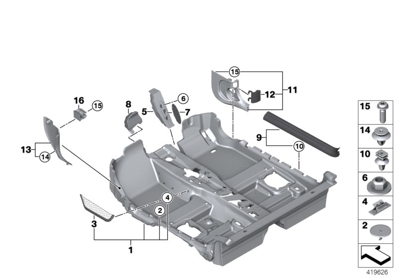 Car part diagram