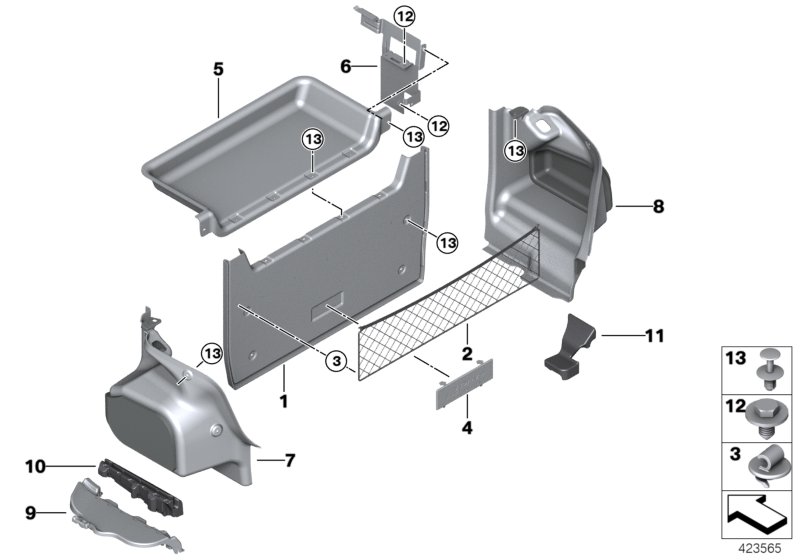 Car part diagram