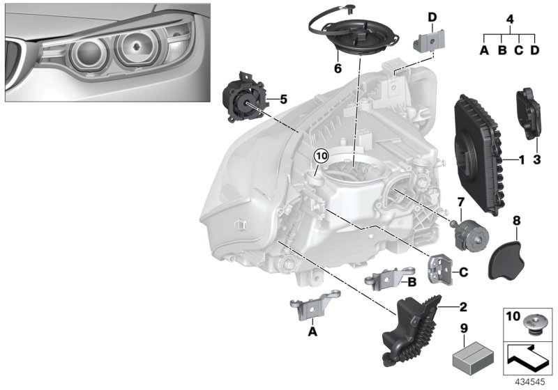 Car part diagram