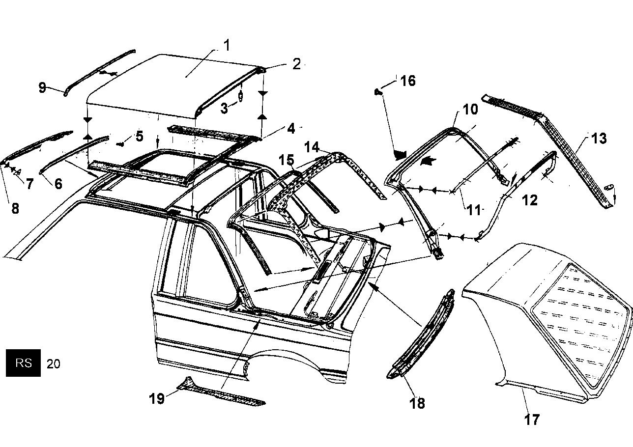 Car part diagram