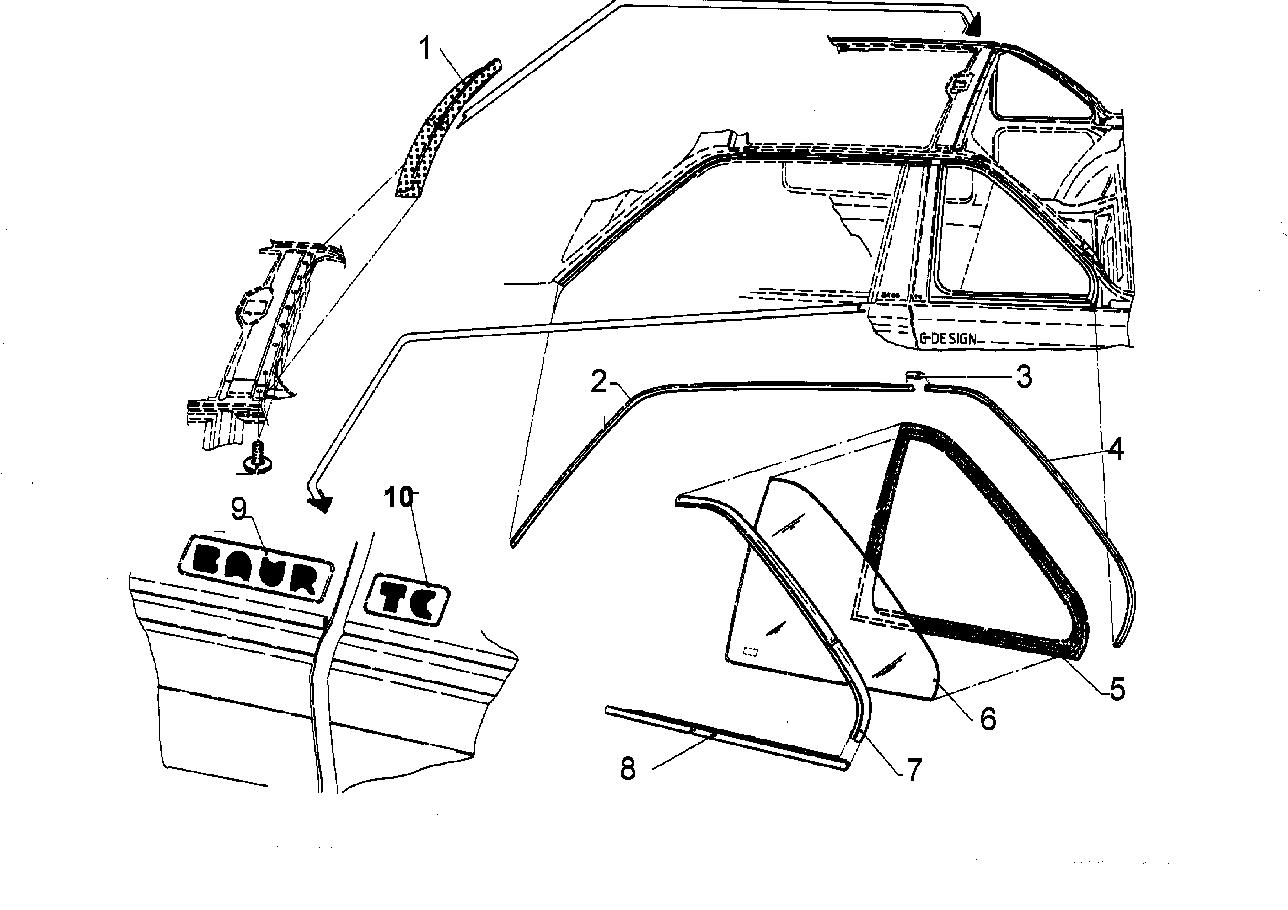 Car part diagram