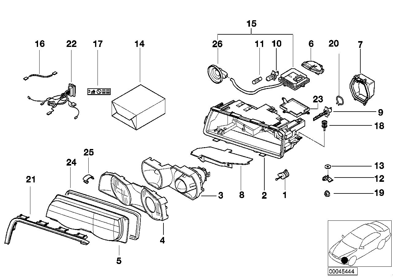 Car part diagram