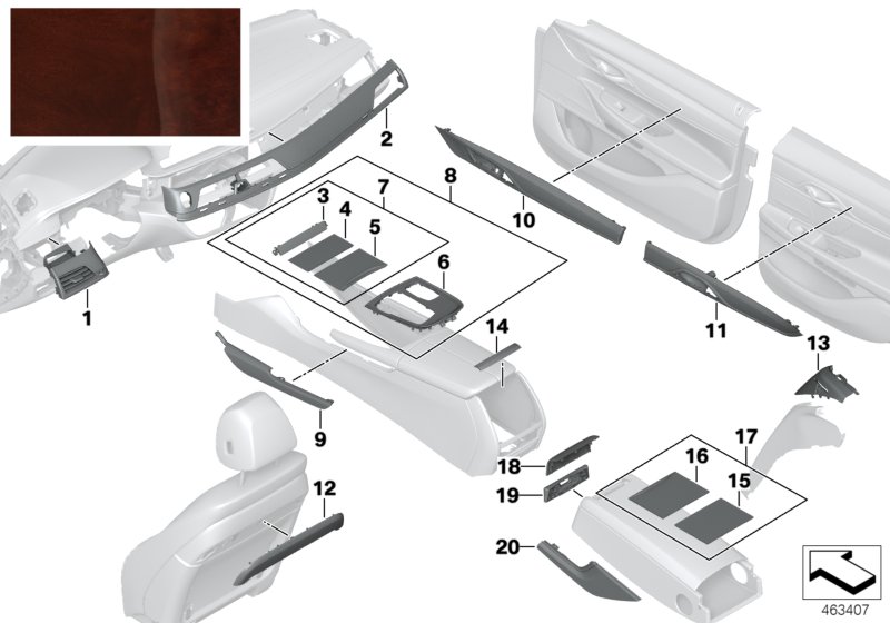 Car part diagram