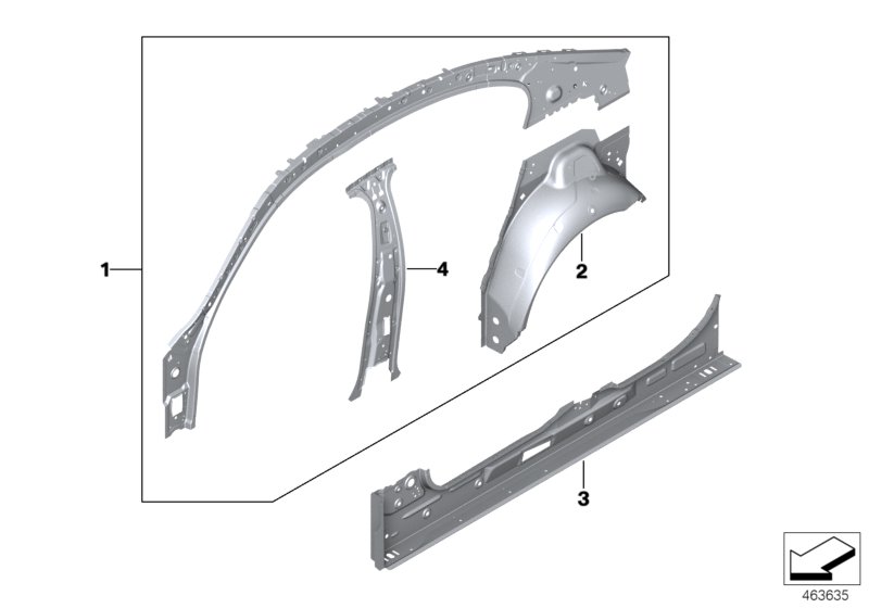 Car part diagram