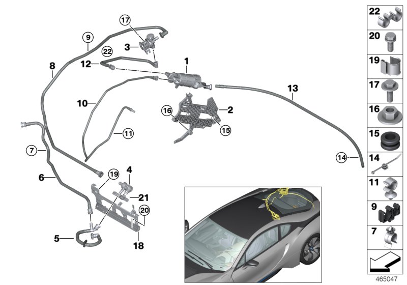Car part diagram