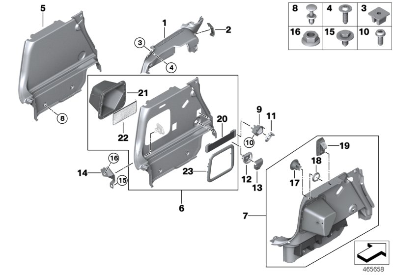Car part diagram