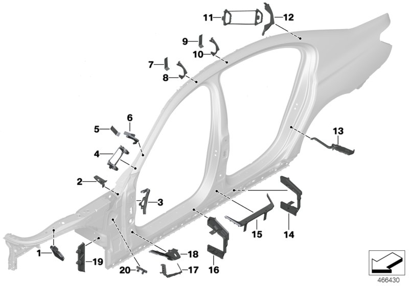 Car part diagram