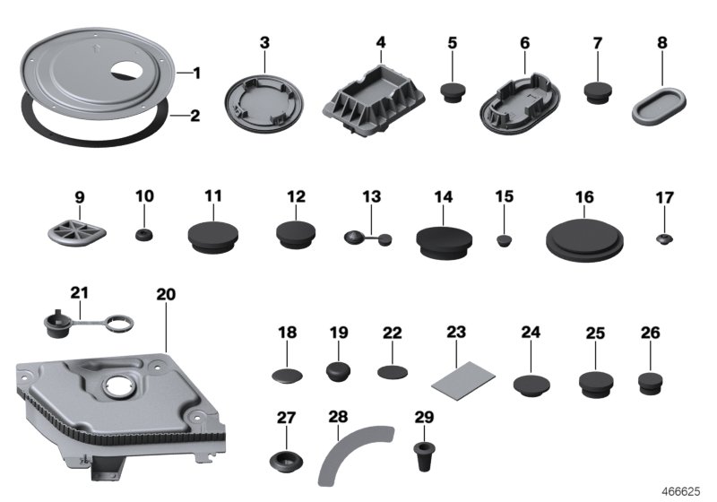 Car part diagram