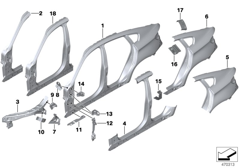 Car part diagram