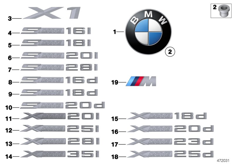 Car part diagram