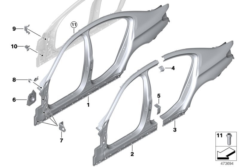 Car part diagram