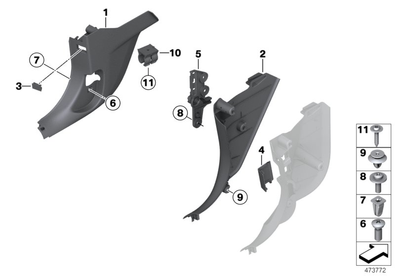 Car part diagram