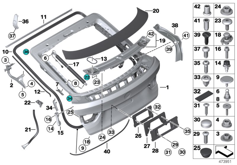 Car part diagram
