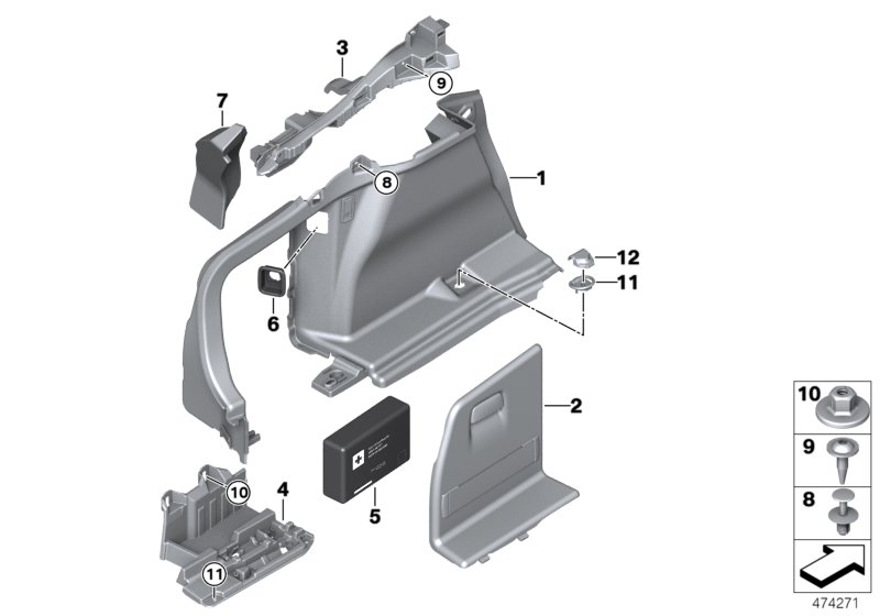 Car part diagram