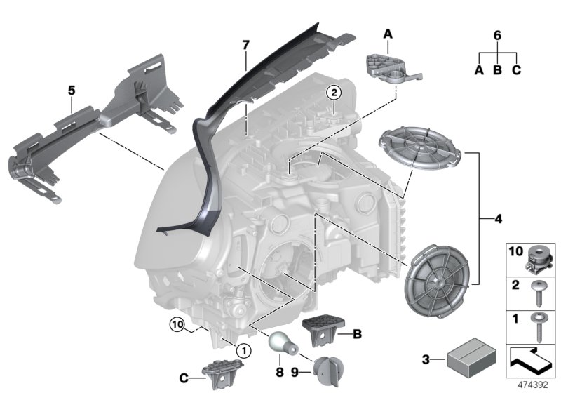 Car part diagram
