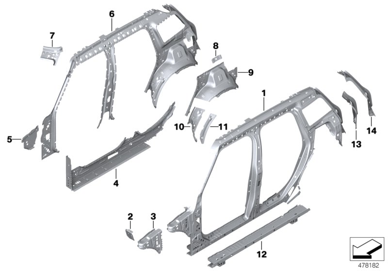 Car part diagram