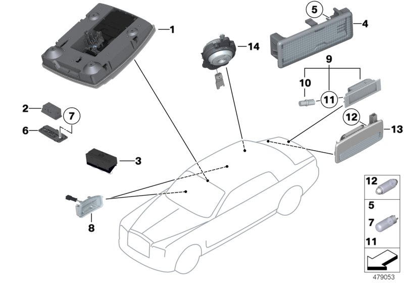 Car part diagram