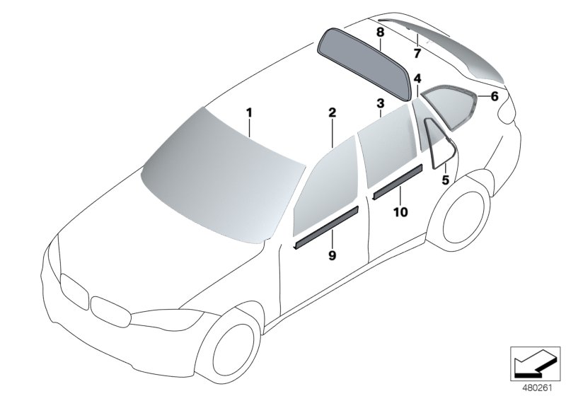 Car part diagram