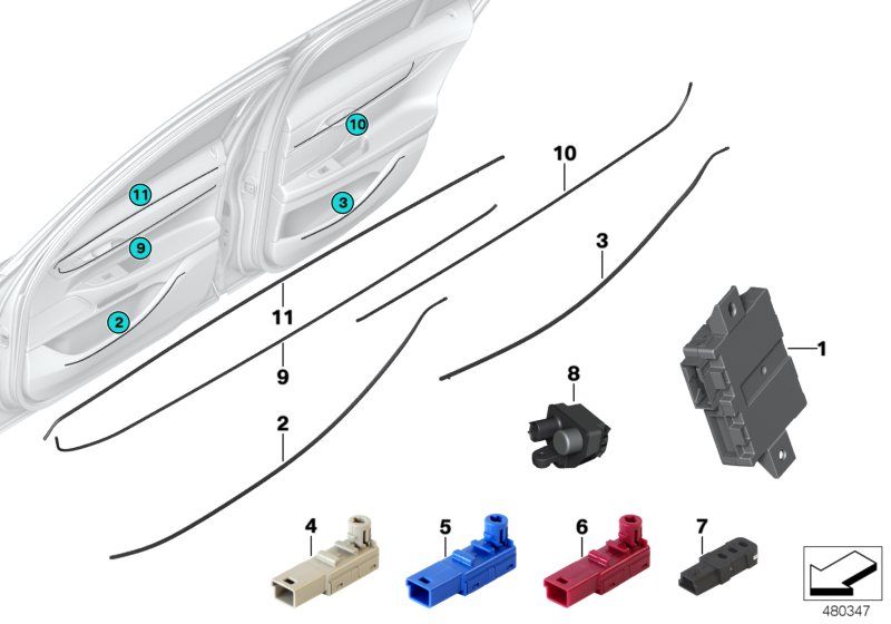 Car part diagram