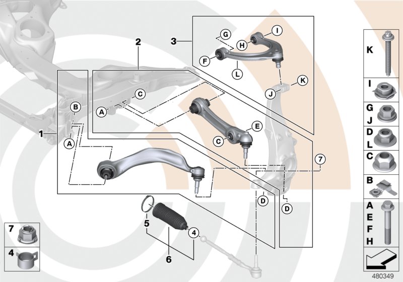 Car part diagram