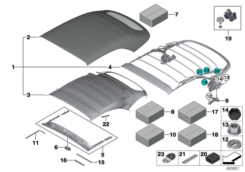 Car part diagram