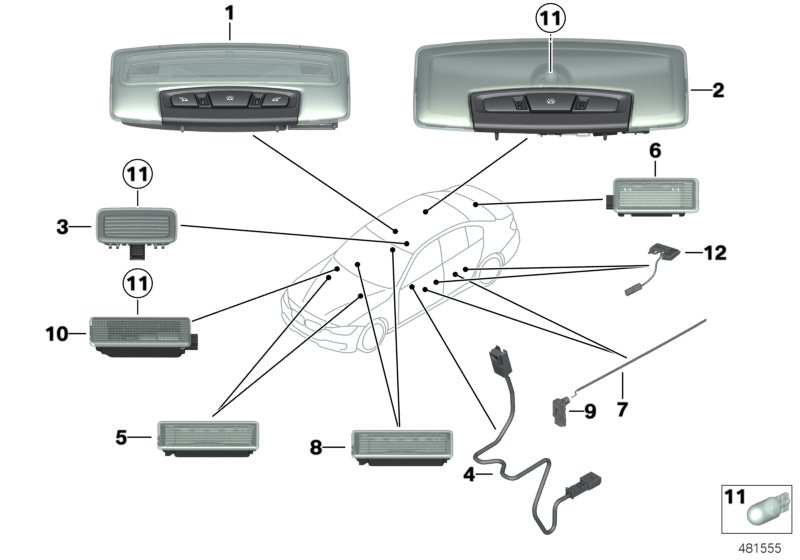 Car part diagram