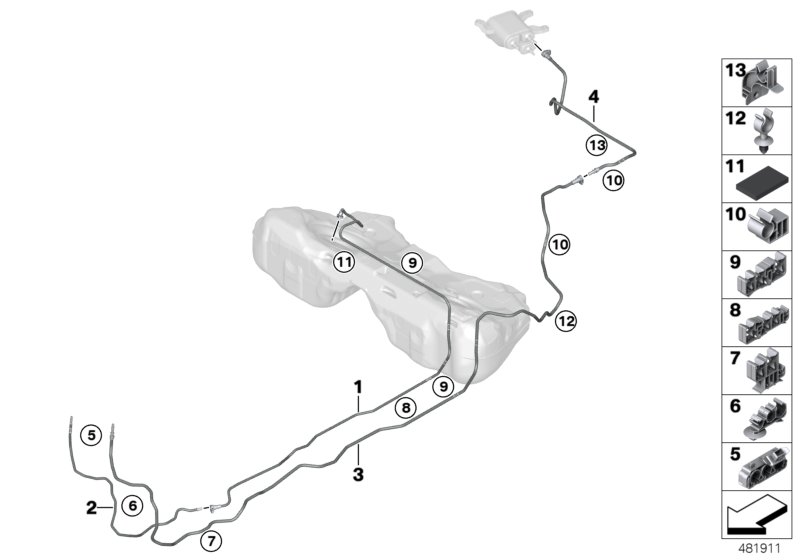 Car part diagram