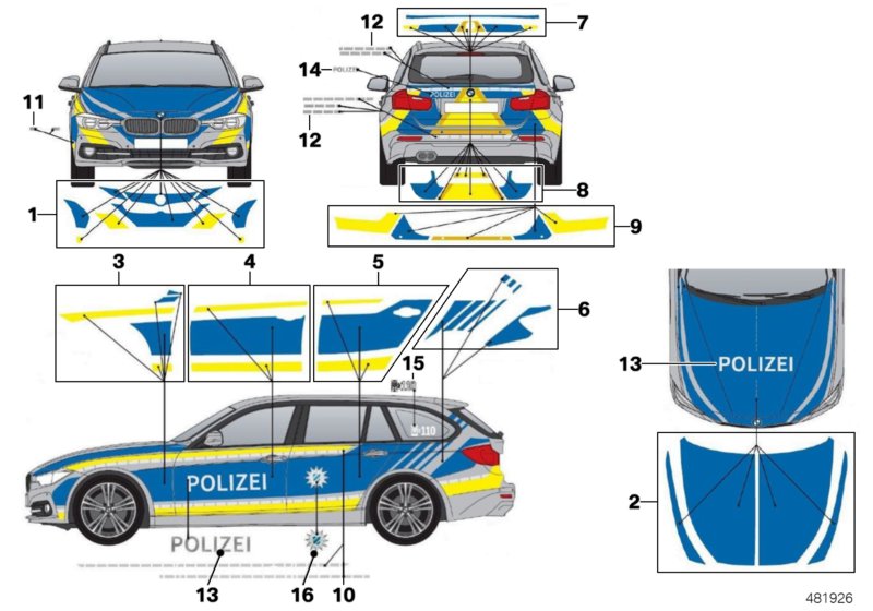 Car part diagram