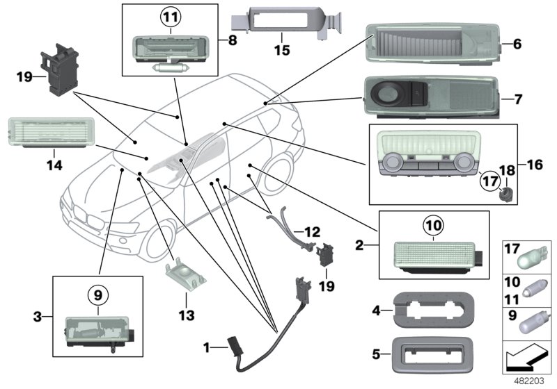 Car part diagram