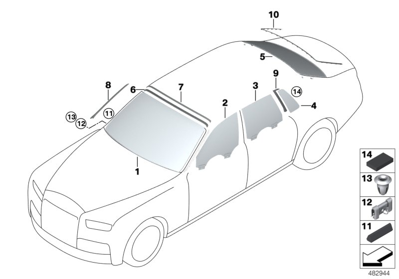 Car part diagram