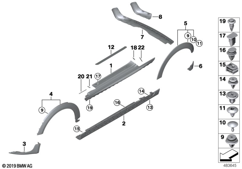 Car part diagram