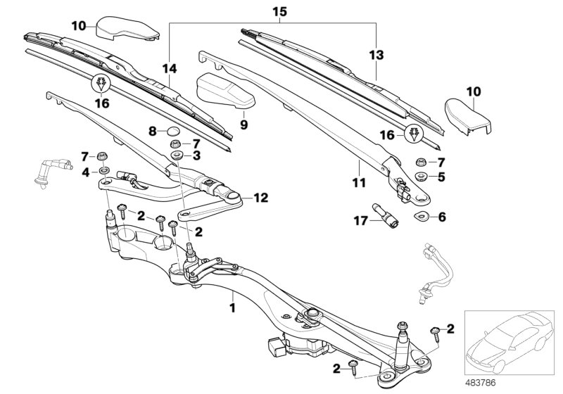 Car part diagram