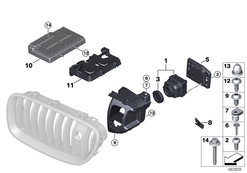 Car part diagram