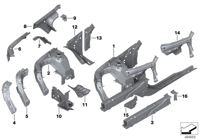 Car part diagram