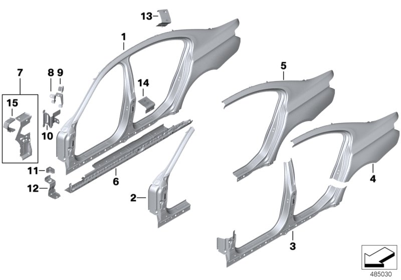 Car part diagram