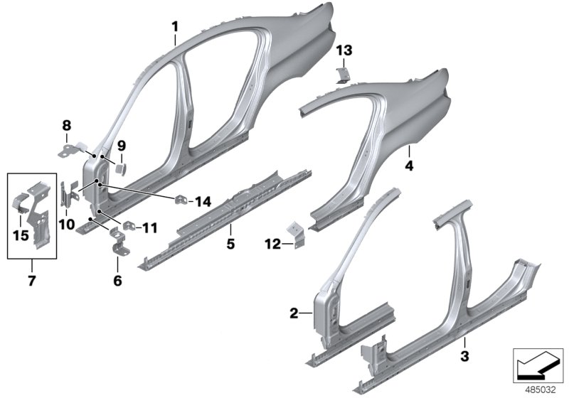 Car part diagram
