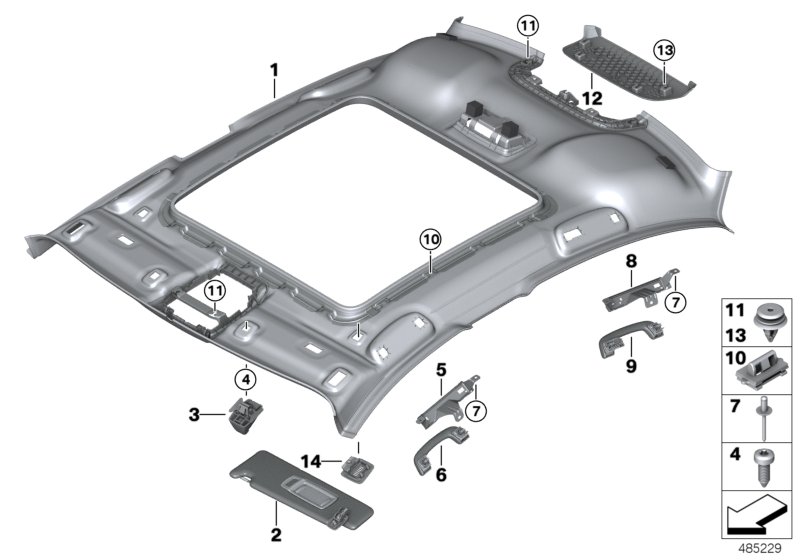 Car part diagram