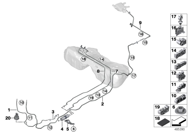Car part diagram